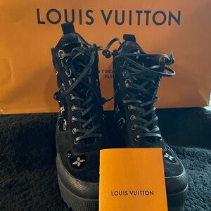 Louis Vuitton Laureate platform desert boot, EU size 36,US size 6
